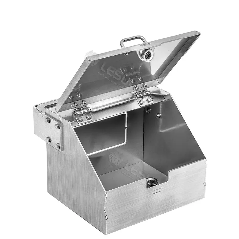 1/14 RC jouet camion boîte à outils en métal conteneur cadre garniture LESU G-6184-B pour Tamiya Rc 1/14 tracteur camion série pièces accessoires