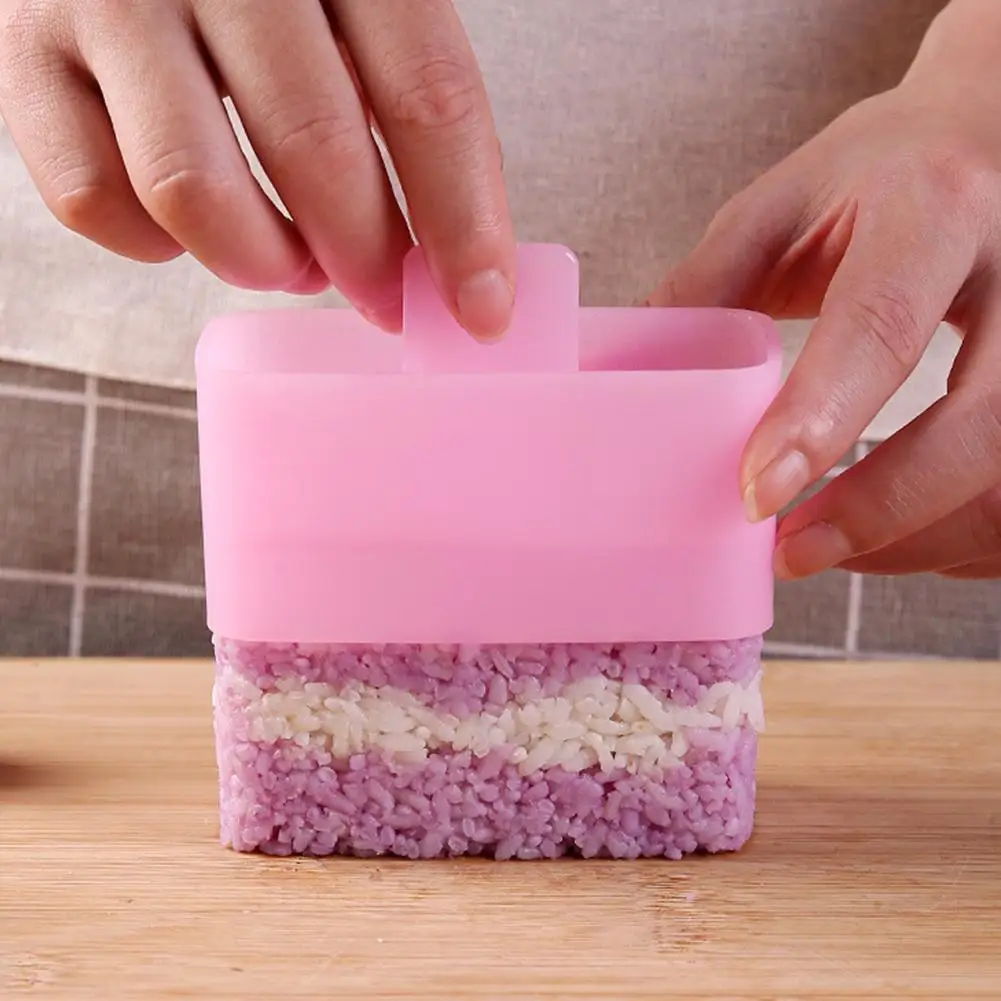 Onigiri Form, 3 Stück Reisform Musubi Maker, Musubi Maker Pressform, Dreieck Reis Ball Form Maker Sushi Form für Kinder Mittagessen Bento – Detail 10