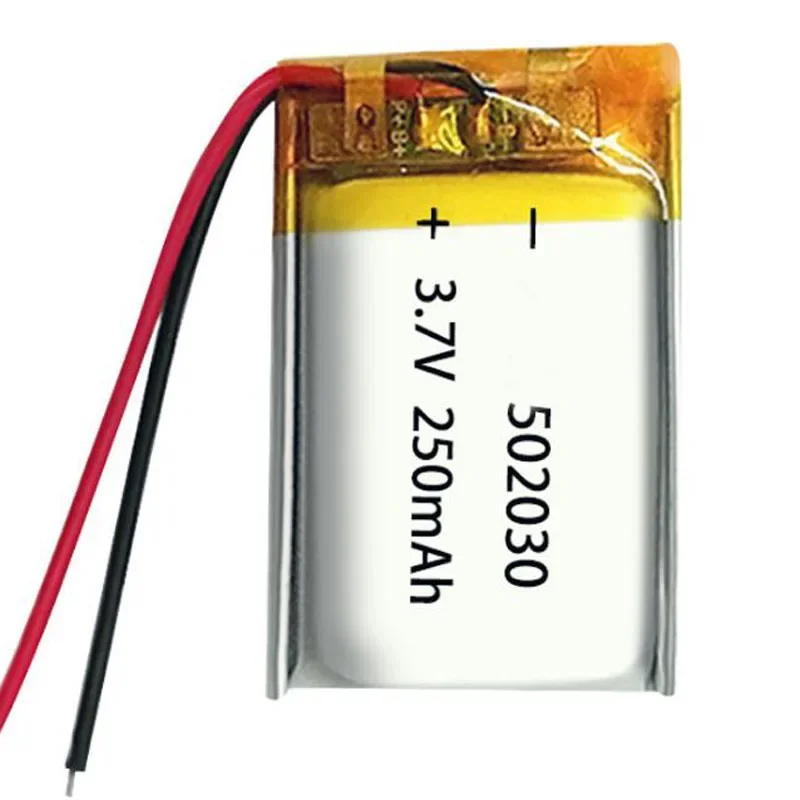 Banggood 3.7V 250mAh 502030 052030 Lipo Polymer Lithium Rechargeable Li-ion Battery Cells For MP3 MP4 GPS MID Bluetooth Headset