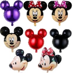 1pcs Anime Disney Mickey Mouse Metallic Balloons Kawaii Minnie 60CM/24INCH Size Balloons Cartoon Party Home Decoration Gifts