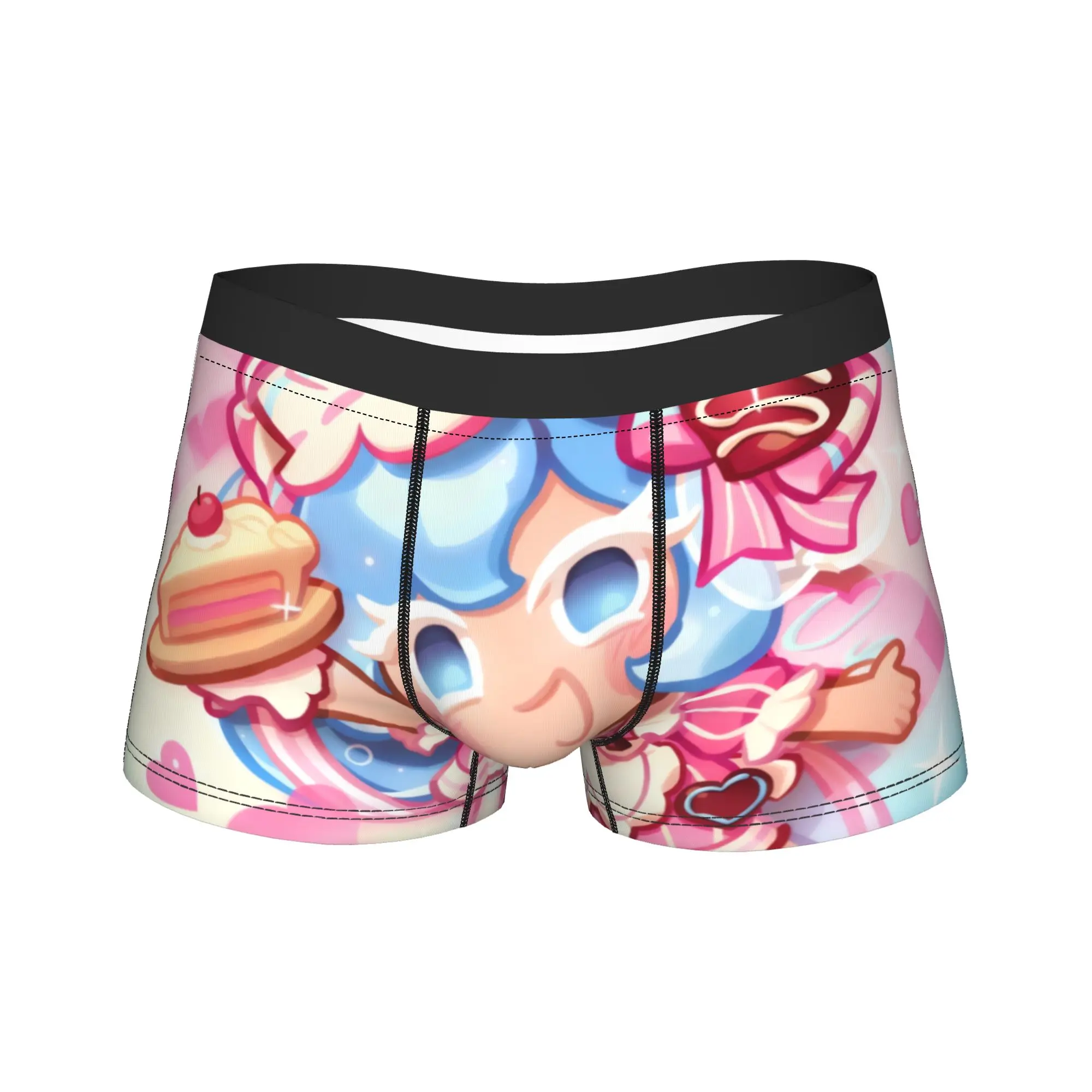 

Cookie Run Kingdom Game Underwear Man Panties Design Comfortable Trunk High Quality Boxer Brief Large Size