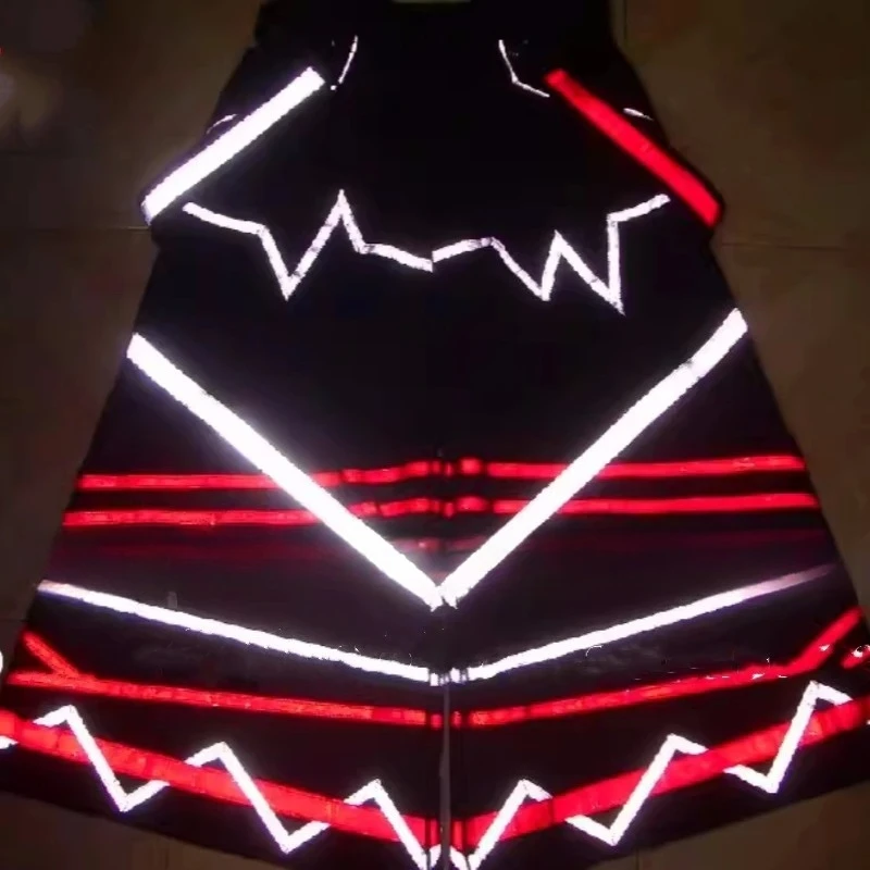

Ghost Step Dance Pants Strip Night Vision Reflective Pants Shuffle Dancing Pants Luminous Death Trousers Teens Clothing 2025 NEW