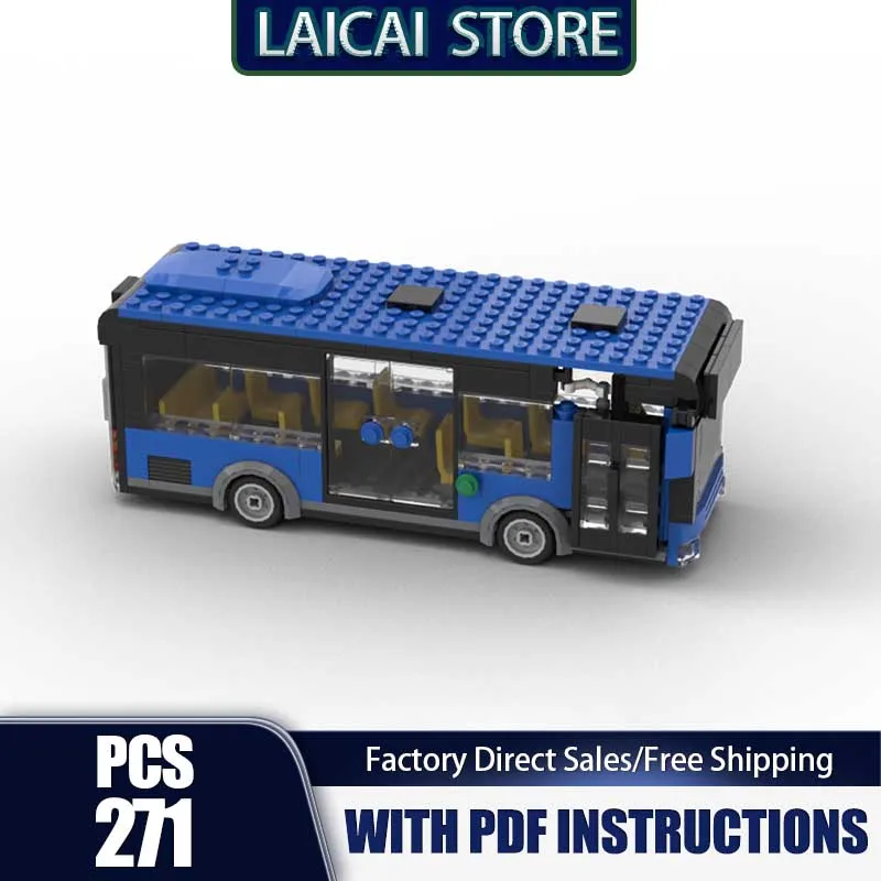 

Urban Car Model Moc Building Bricks City Bus Model Technology Modular Block City Cars Model Toy DIY Set Assembly Christmas Gift