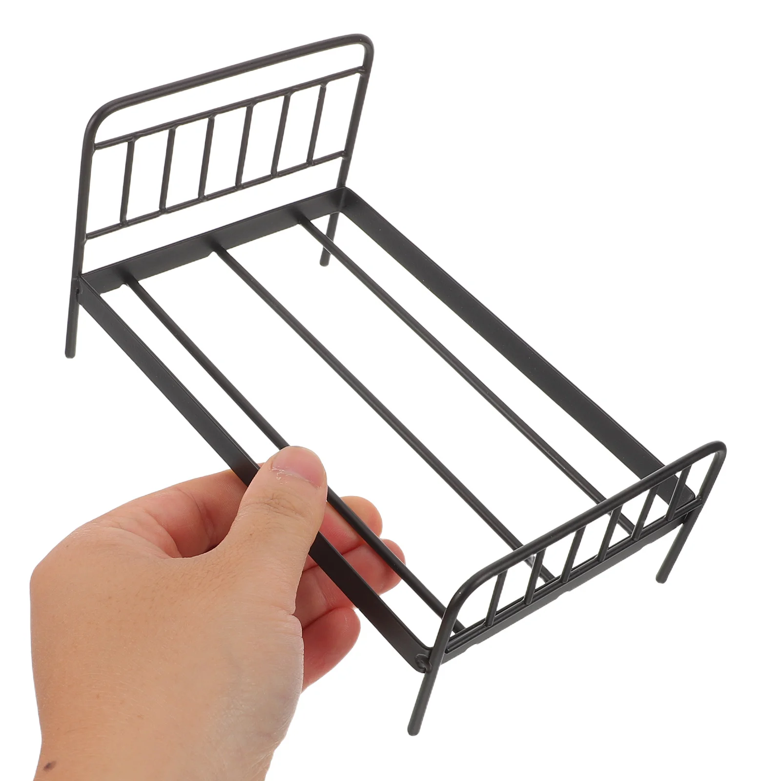 أثاث مصغر لسرير الأطفال ألعاب بيت الدمى وغرفة النوم بطابقين للتظاهر