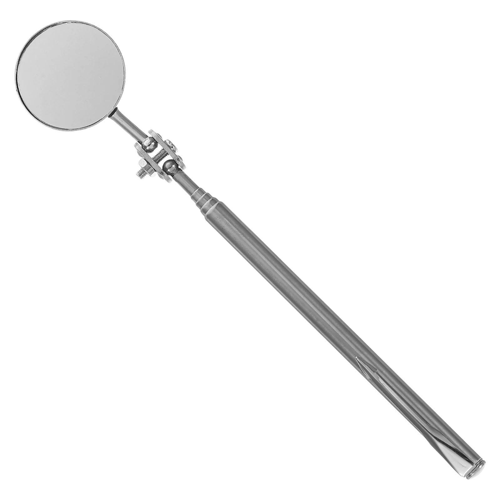 

30Mm Retractable Small Round Mirror Stainless Steel Extendable Inspection Tool 360 Degree Swivel Mechanic Car Under Vehicle
