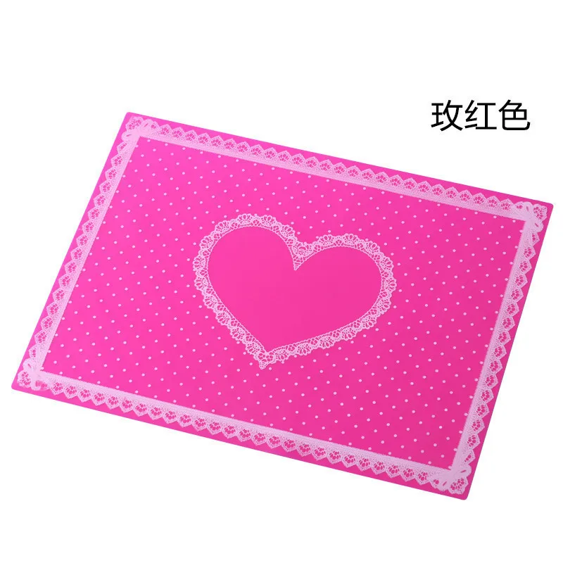 

40*30cm New Fashion Silicone Pillow Hand Holder Cushion Lace Table Washable Foldable Mat Pad Nail Art Salon Manicure Practice