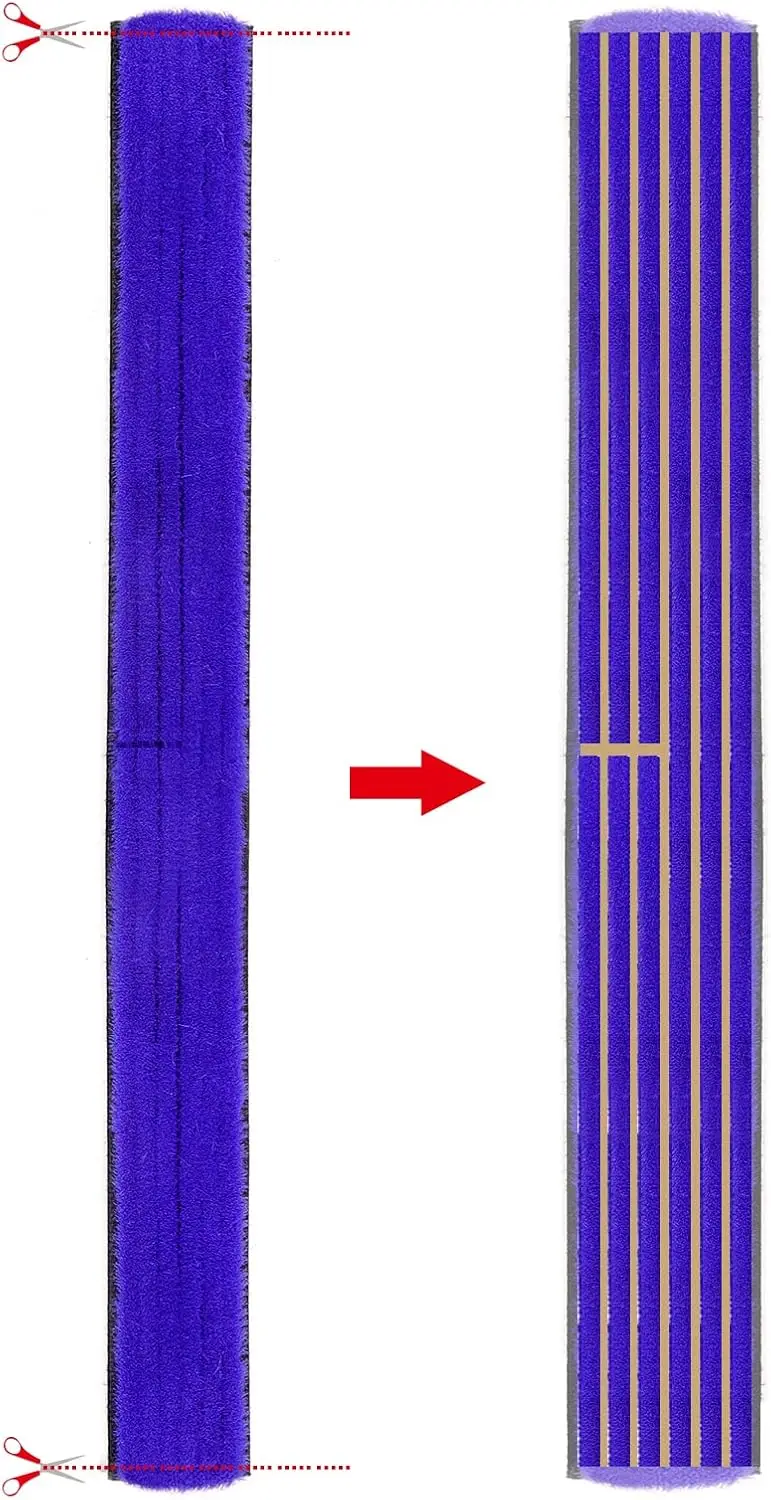ملحقات خطوط قطيفة ناعمة لقطع غيار المكنسة الكهربائية دايسون V6 V7 V8 V10 V11 V15