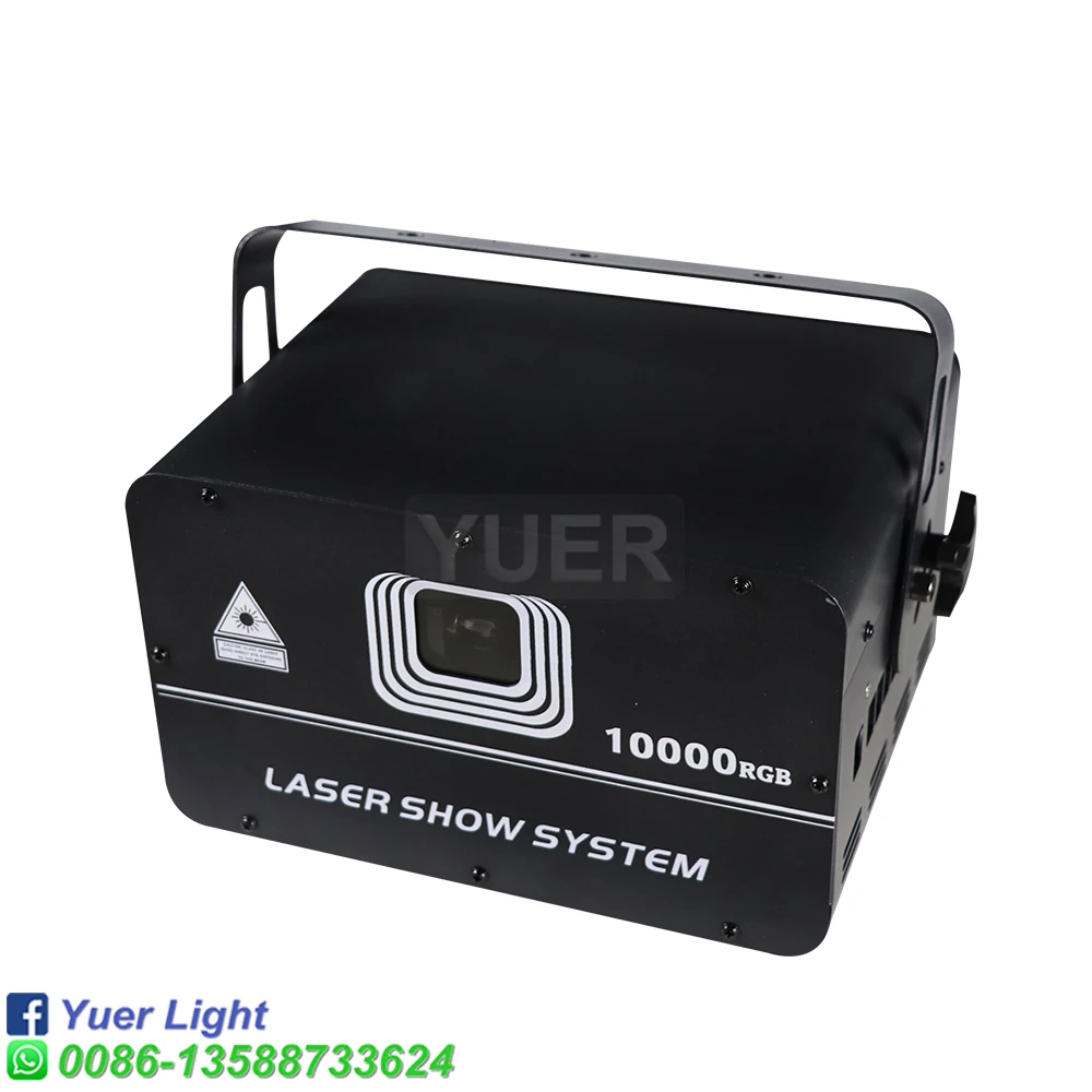 NEW Mold 10W RGB Laser Light Animation Beam Scanner Stage Laser Projector Party Laser Light Dj Disco Laser Stage Effect Light