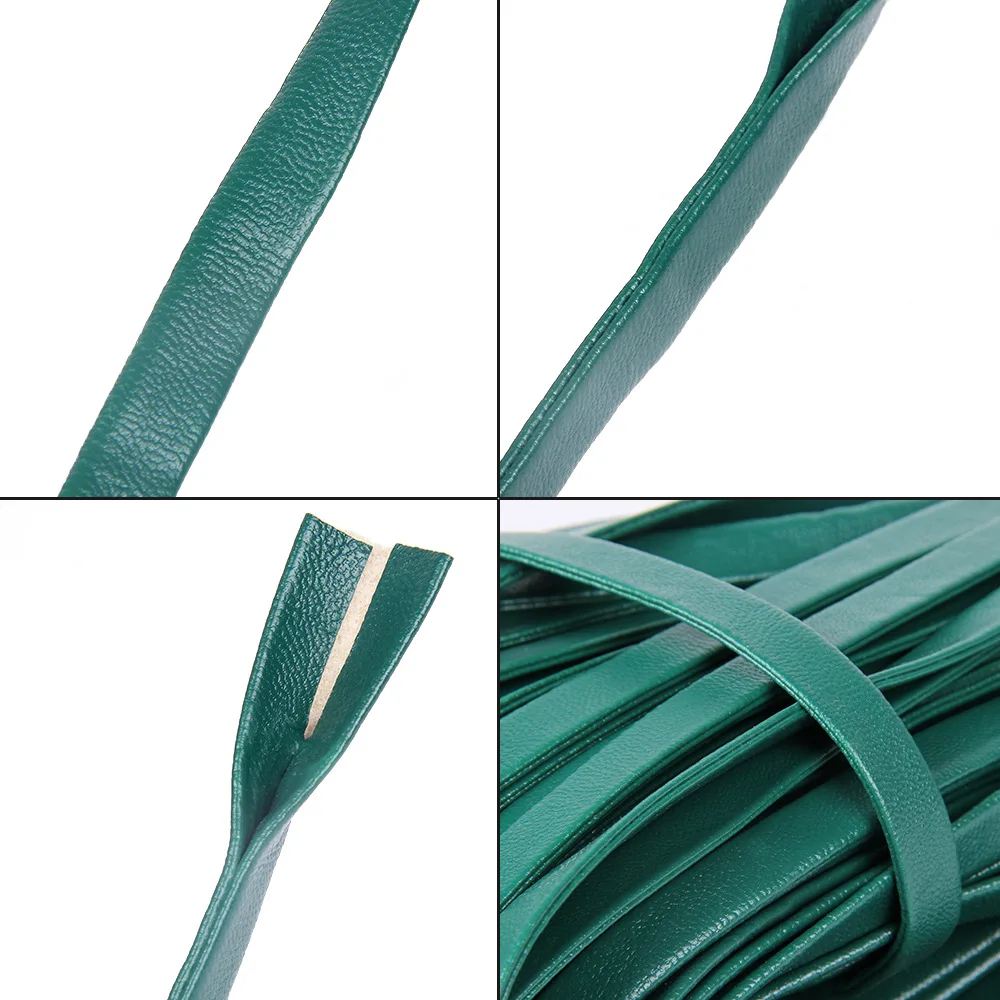 Cordón de Cuero PU de 5 Metros, Colorido, 4/5/8/10/15mm, Cordón de Cuero Sintético para Joyería, Correa para Llaveros, Asas de Bolsos, Accesorios para el Cabello