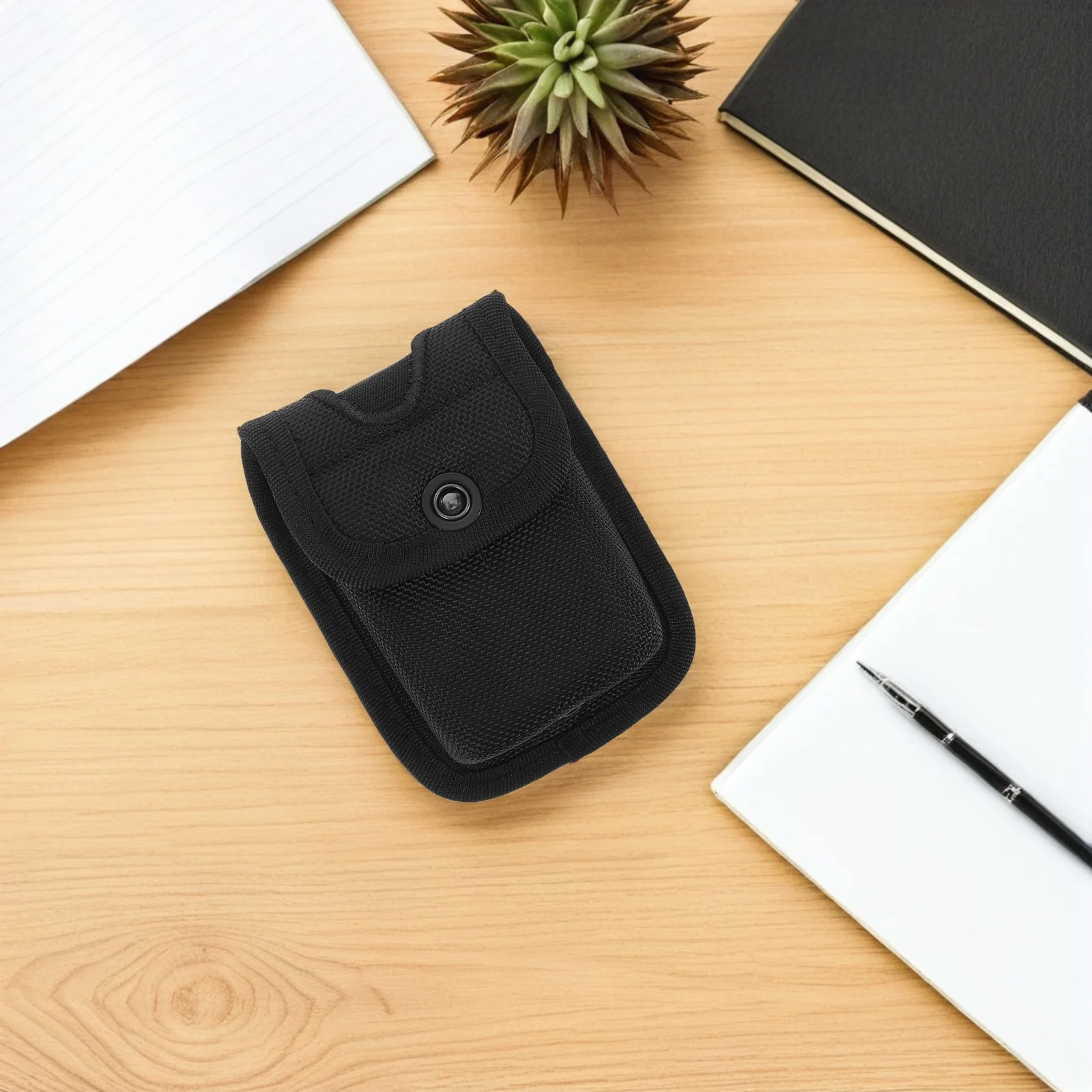 ウエストアクセサリーポーチ ブラックナイロン 耐久性のあるデューティーベルトホルダー マルチポケットオーガナイザー アウトドアセキュリティミッション用