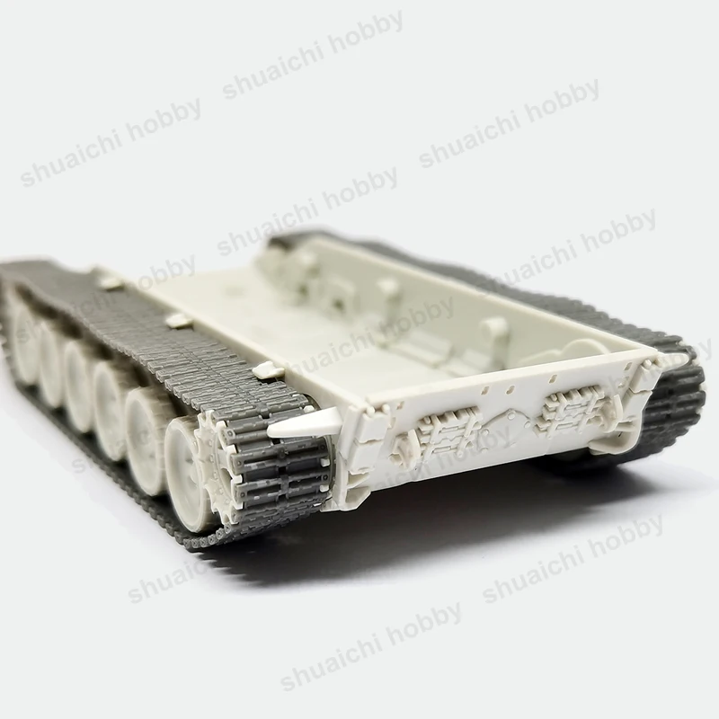 1Set 1/72 T-72B3M Modello di pista del serbatoio per MENG 72-007 Collegamenti in resina stampati in 3D integrati Fari in miniatura Accessori non colorati