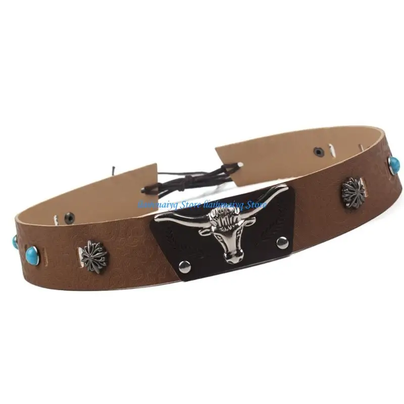 573B PU PEAT CAHE CAPPO CHE STILEGGIO Accessorio per cappello personalizzabile Sostituzione della cinghia per decorazioni per