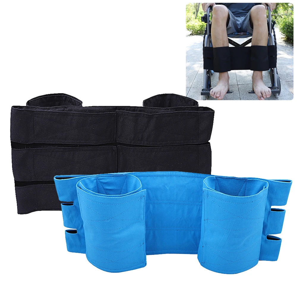 

Wheelchair Leg Supports Footrest Restraint Elderly Disabled Wheelchair Non-Slip Leg Strap Portable Adjustable Medical Seat Belt