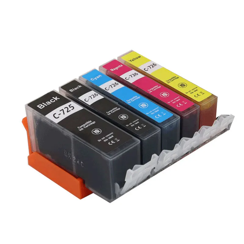 

Для Canon 725 726 PGI 725 CLI 726, совместимый картридж для принтера IP4870 IP4970 IX6560 MG5170 MG5270 MG5370 MG6170