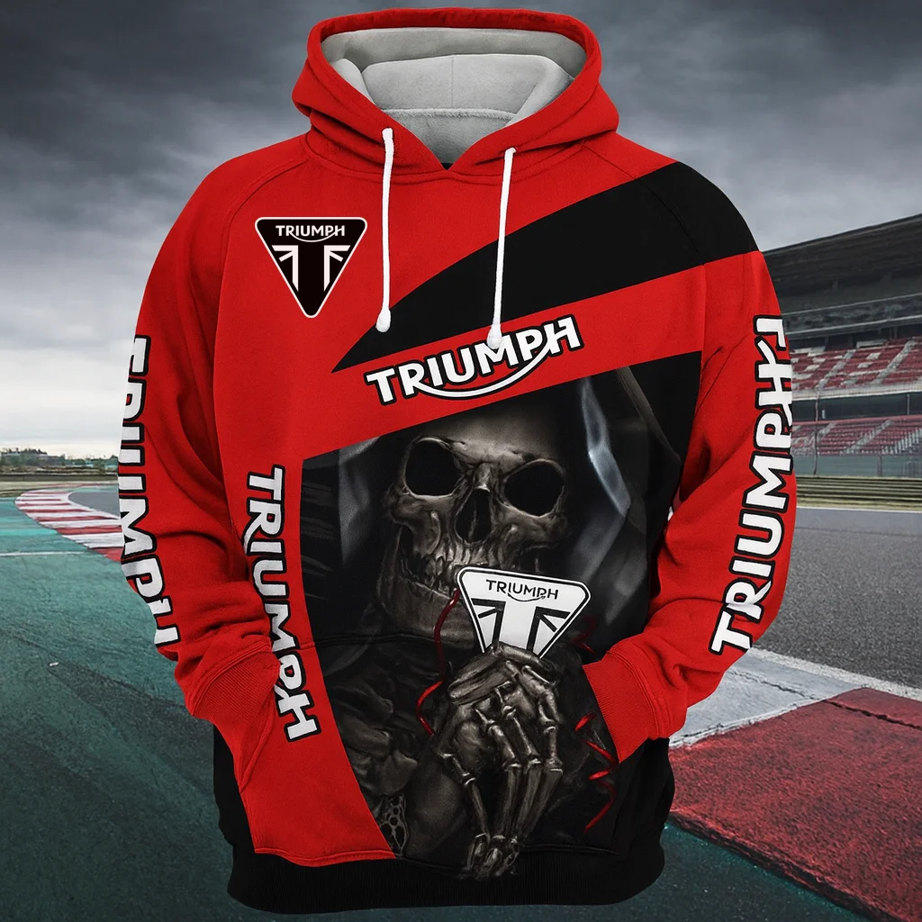 

2026 Triumph Motorcycle Hoodie Hot Stylish Fan Sweatshirt Comfortable Casual Riding Streetwear Fashion High Quality Top