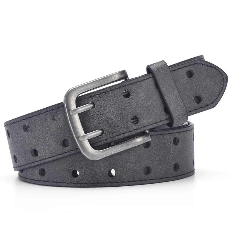 Fashion Leisure Unisex Belt, High Quality PU Leather, Luxury Metal Pin Buckle, Stylish Plus Size for Jeans, Ideal Gift