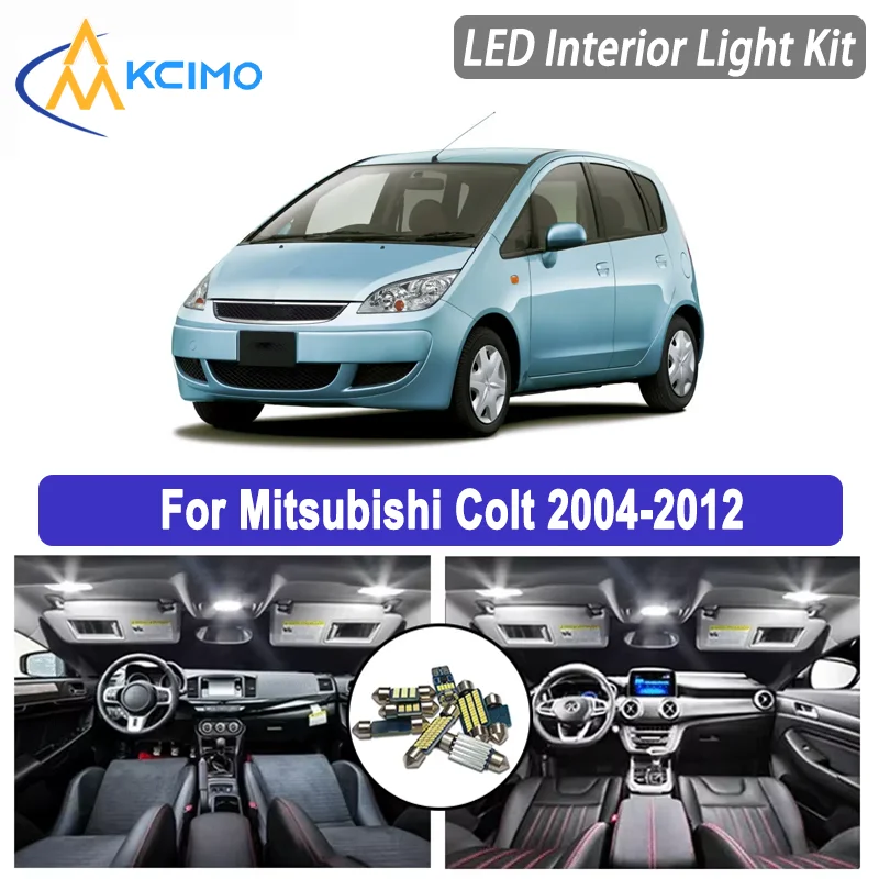 

Canbus For Mitsubishi Colt 2004-2012 Car Bulbs Auto Accessories LED Interior Reading Dome Trunk Light Kit