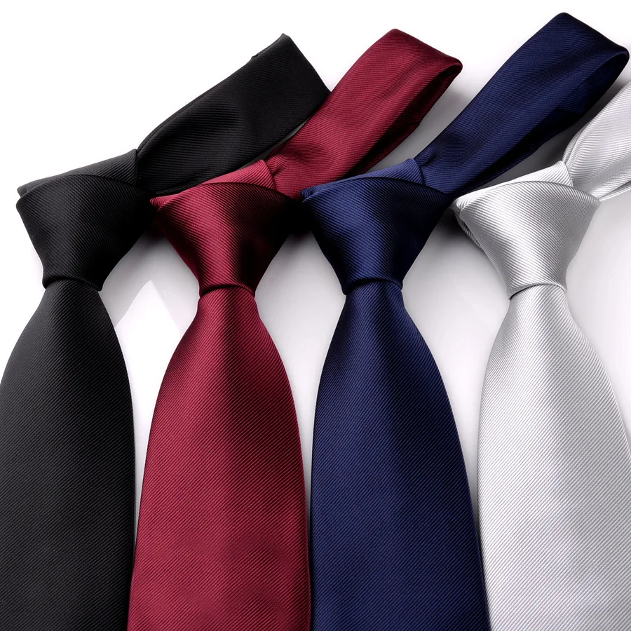 Newest Style Holiday 8CM Silk Tie Pocket Squares Cufflink Set Necktie Men Dark Blue Wedding Accessories Office Cravat