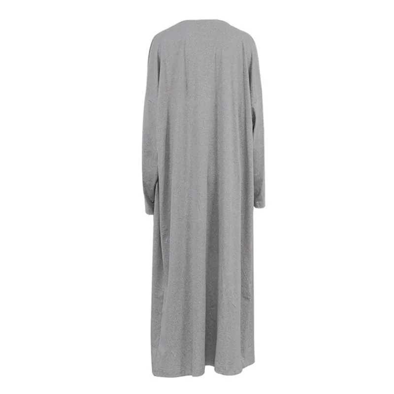 

Crew neck sleeveless sundress set temperament long skirt long cardigan casual two-piece set