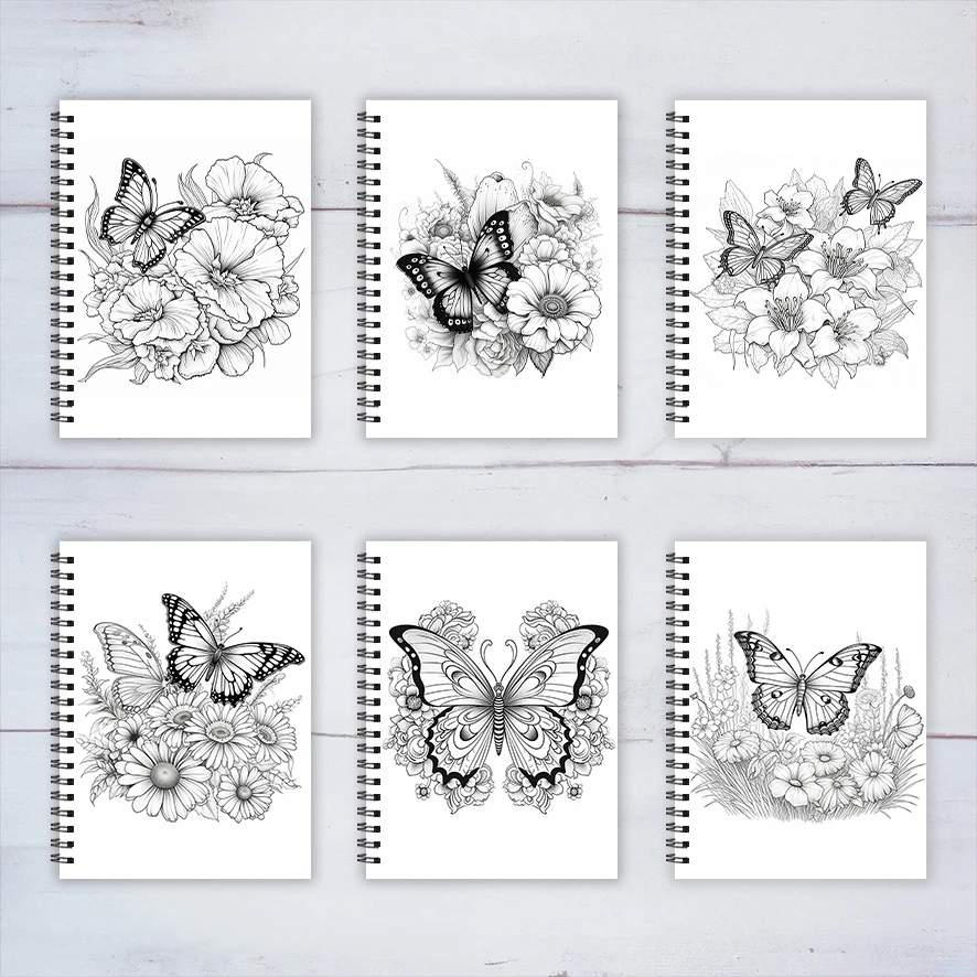 Jimsonweed Coloring Book for Adults - 8.3x 11.2 Inch 22 Page Coloring Book - Helps Reduce Stress and Ease Emotions