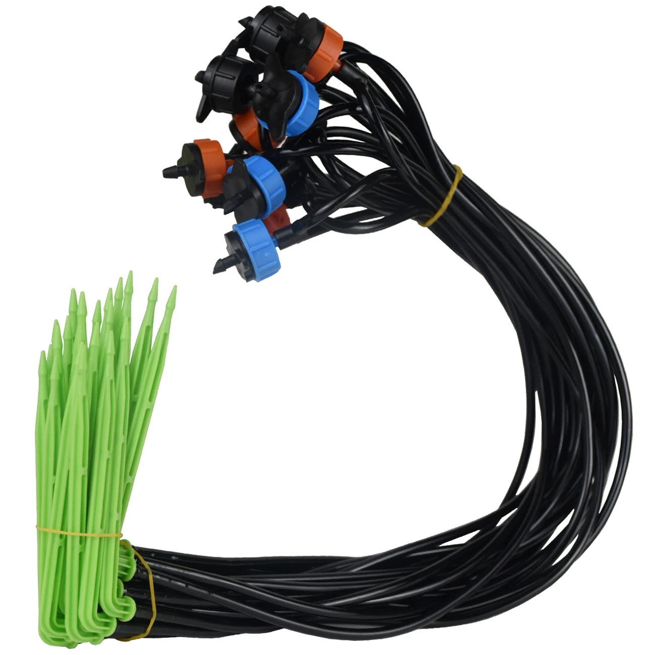 

KESLA 10-20 шт. комплект для капельного орошения в теплице, 4-сторонний, 8 л, капельная стрела, 3/5 мм, система полива шланга, капельница, спринклер, горшок для посадки