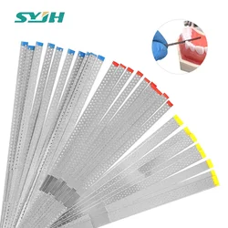 10pcs/box Dental Diamond Polishing Strips Stainless Steel Orthodontic IPR Strip Fine Medium Single/Double Side Polishing Tools