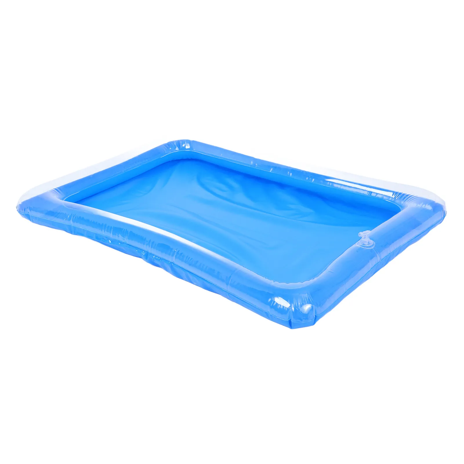 Inflatable Floating Ice Bar Tray 18.8x16.5 Rectangular Cooler Food Drink Buffet Pool Party Picnic Reusable Serving Mat