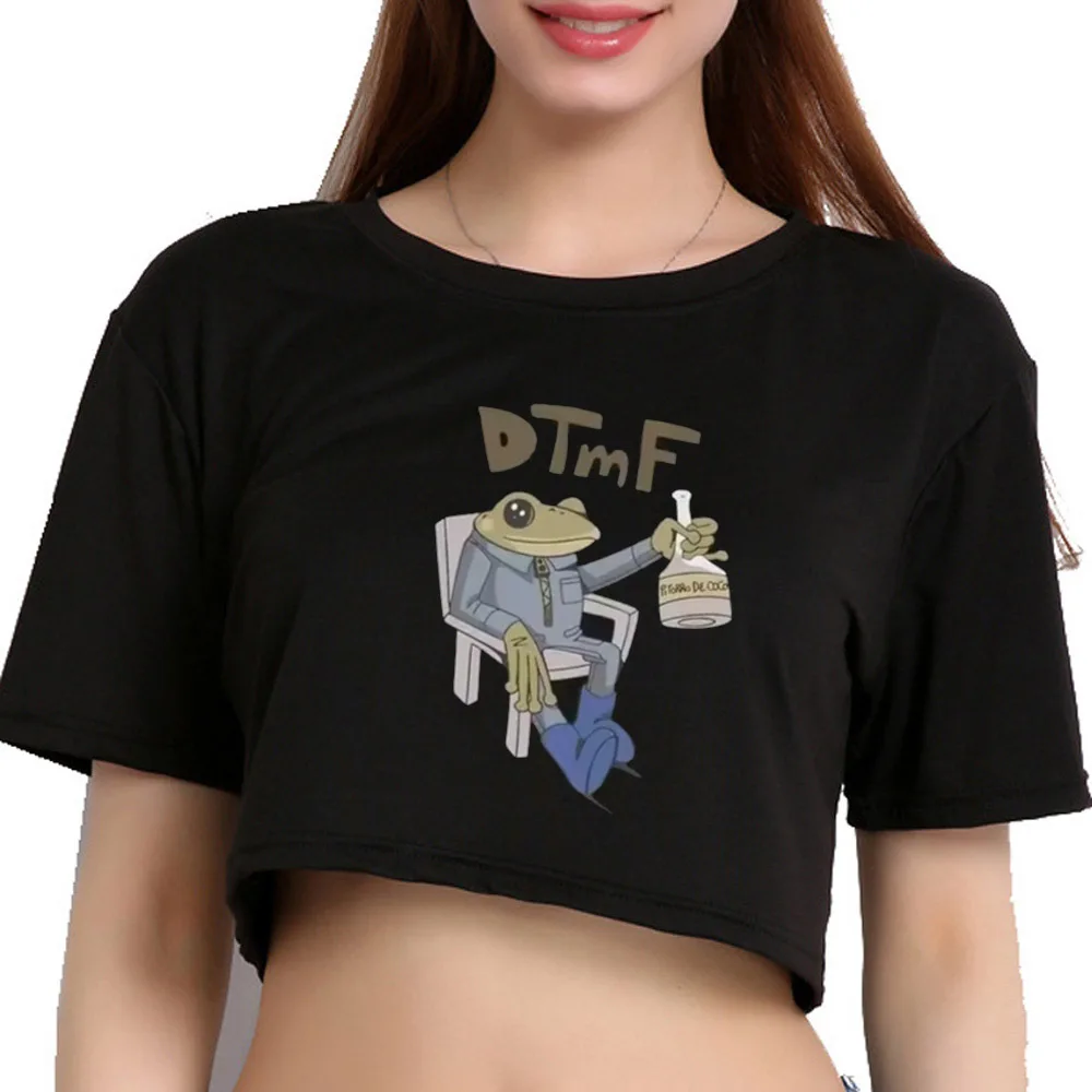 Bad Bunny cropped top shoujo 2000s manga graphic cheap jojifuku t shirt cheap kawaii cute