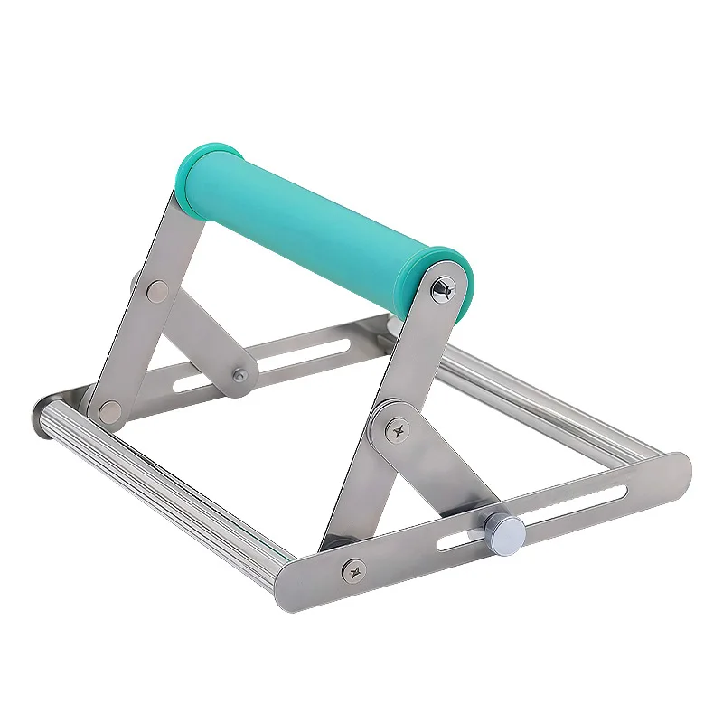 For Cutting Machine Stainless Steel Long Material Portable Auxiliary Support Frame, Special Material Holder Adjustable Lifting