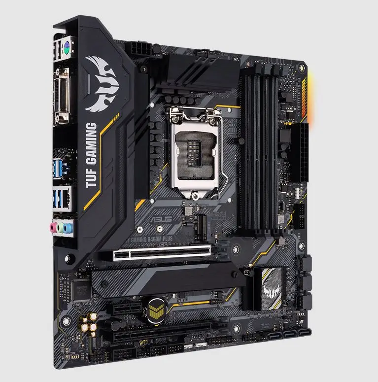 Mae Asus Tuf Gaming B460m-plus board