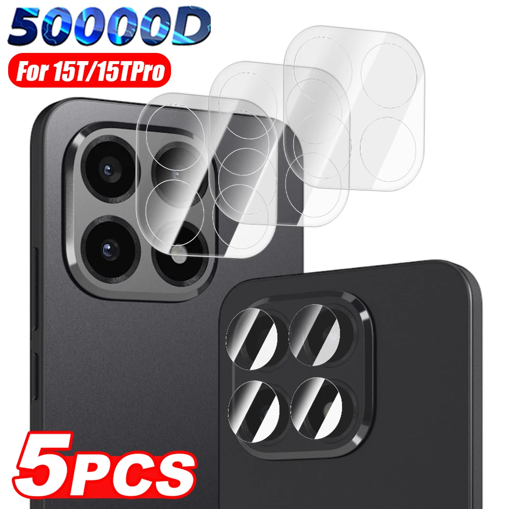 

1-5 шт. Защитная пленка для объектива задней камеры Xiaomi 15T 15T Pro, закаленное стекло, HD-пленка для объектива, защита от царапин для 15T Pro