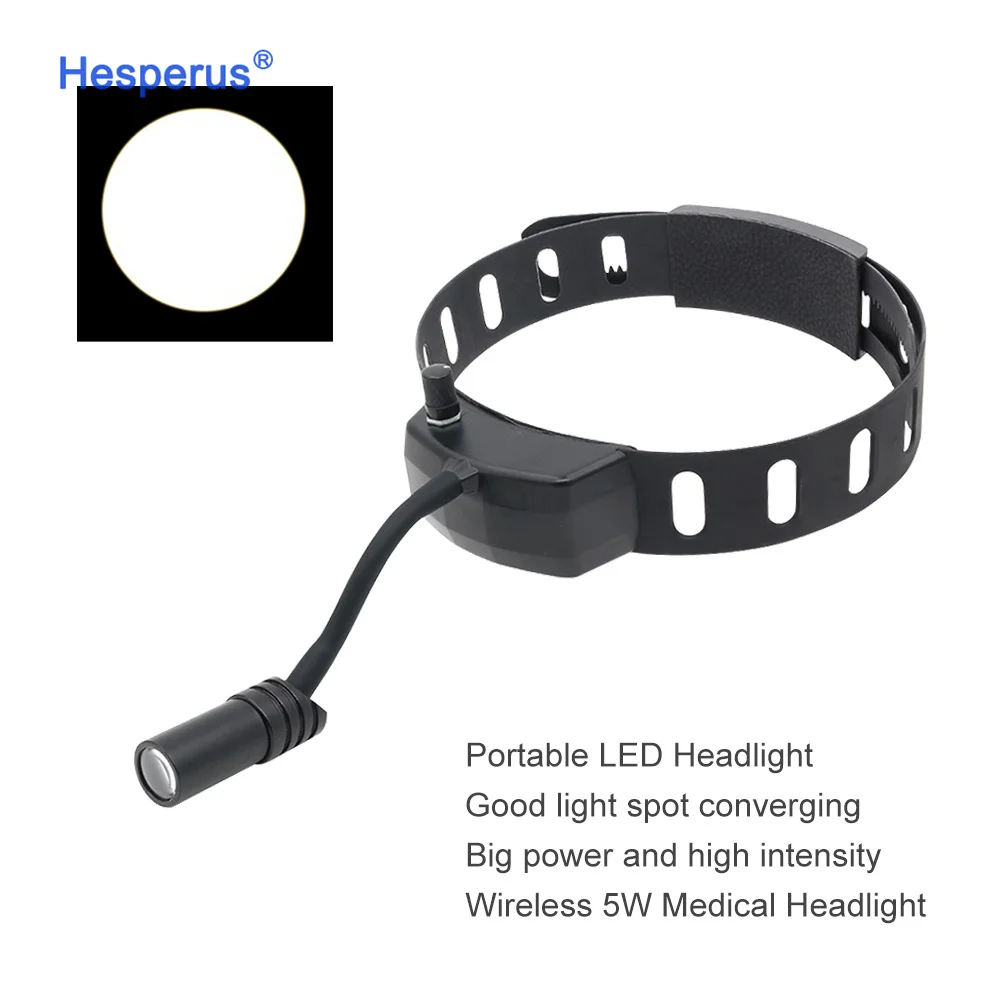 5W LED Headband head Light for Dentist Den tal Headlight Medical Head ware Lamp Rechargeable Lamp dent istry medical headlight