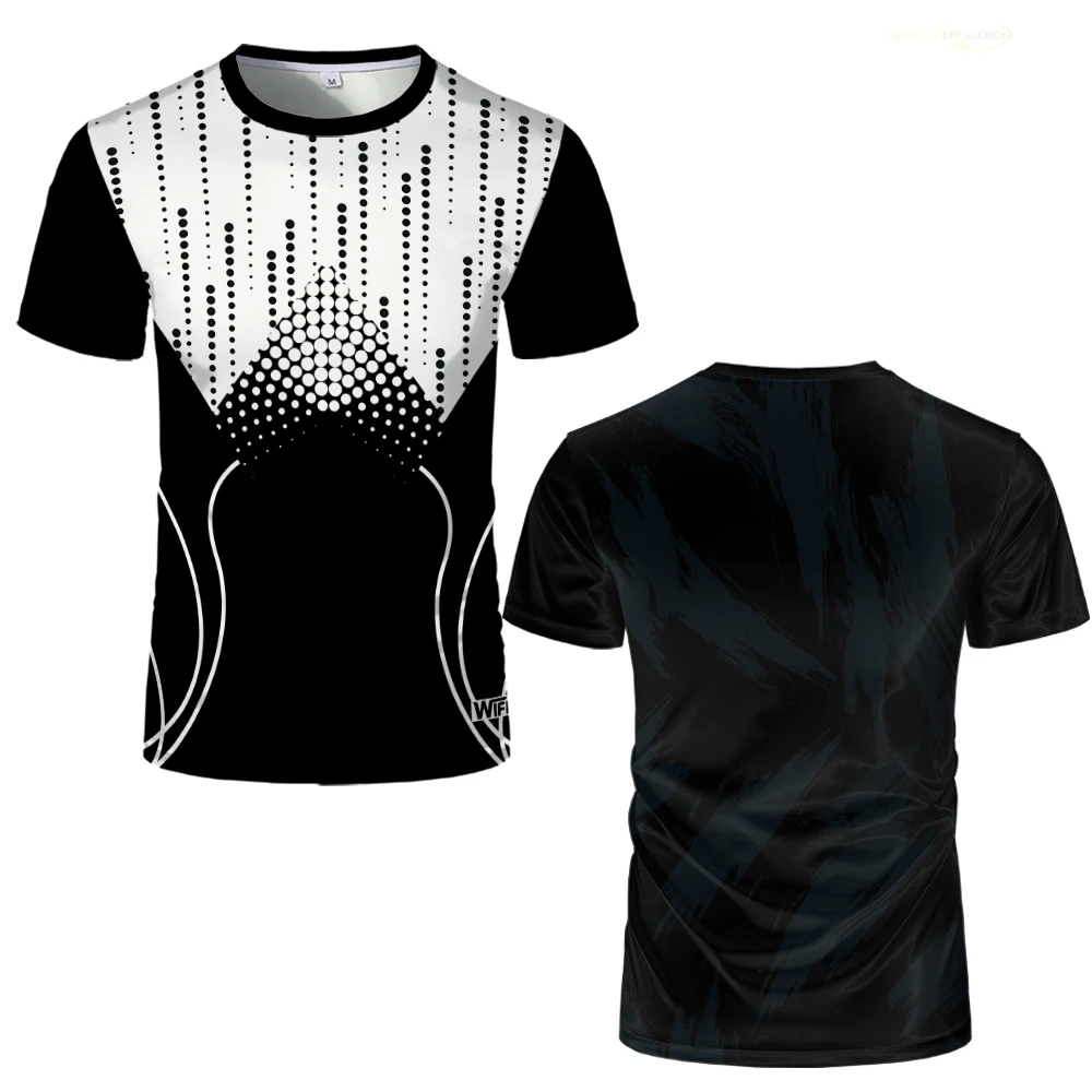 

Personalized pattern T-shirt outdoor sports casual short sleeved top new unisex loose casual street wear