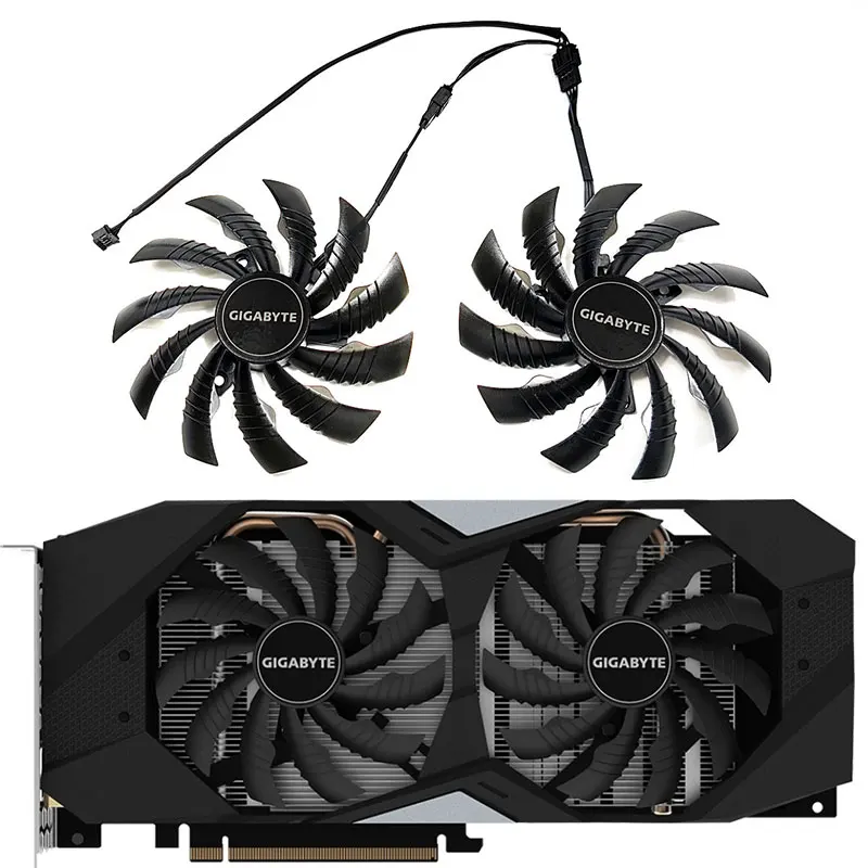 

NEW 95MM 4PIN PLD10010S12H/PLD10010S12HH GTX 1650 1660TI GPU Fan，For Gigabyte RTX 2070、RTX 2060 SUPER Graphics card cooling fan