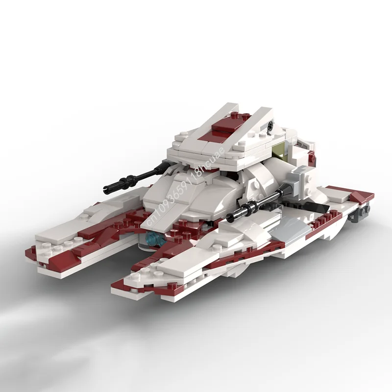 342 elementy MOC Republic Fighter Tank Star Battle Model Klocki Konstrukcyjne Zestaw Modułowy Zabawki Kreatywne Prezent na Urodziny Boże Narodzenie