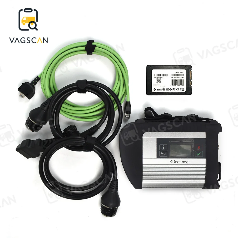 For FZ-G1  Tablet PC Wireless Star Diagnosis Tool with Multiplexer + Lan  + OBD2 16pin Main Test with SSD