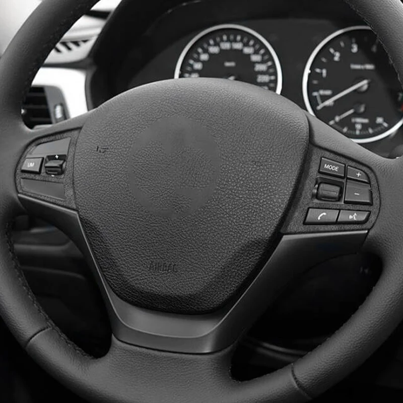 

For BMW F20 F21 F30 F34 Car Steering Wheel Trim Styling Sticker Made of Alcantara Car Interior Tuning Accessories Customizable