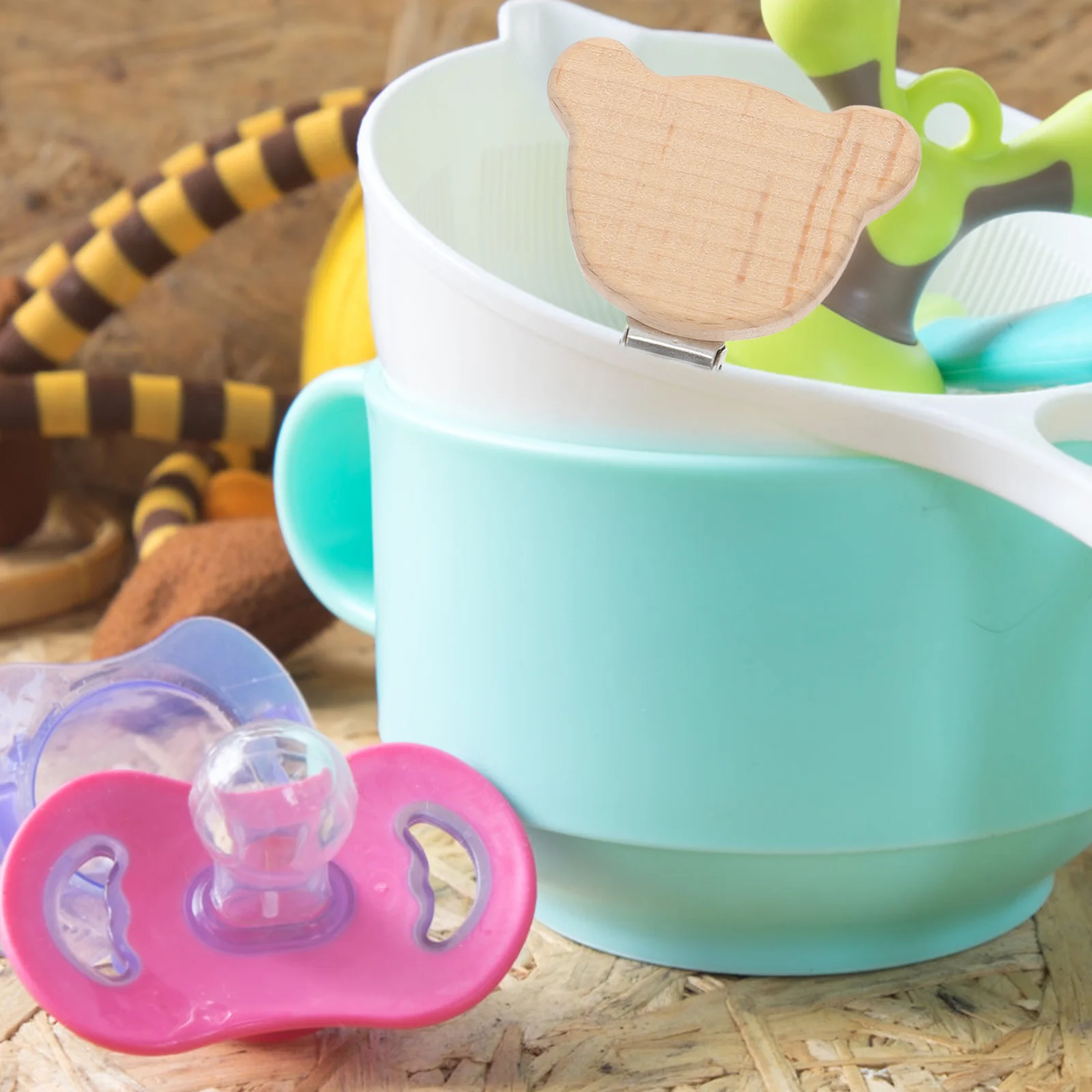 

6 шт., зажимы-цепочки для детской соски, буковый мультяшный животный стиль, держатель для зажимов для младенцев, прорезыватель, подтяжки, подтяжки, зажимы для крепления соски