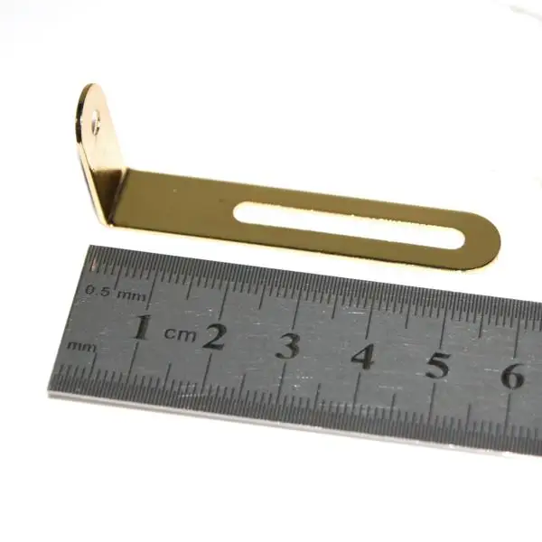 Golden Pickguard Bracket Nut Screw Electric Guitar Part for Instrument Assembly and Custom Setup view 4