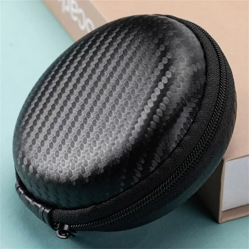 Portable Mini 3C Hard Shell Digital Gadgets Storage Bag Artificial Leather Earphone Charger Case Data Cable U Disk Organizer