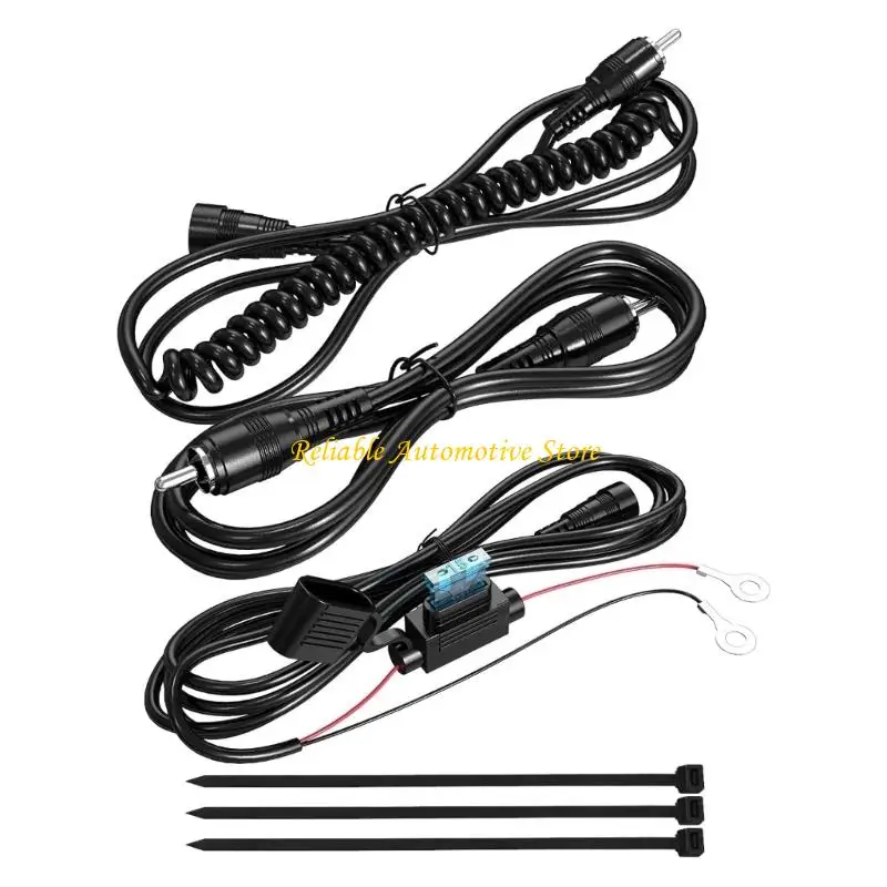 

M68B Snowmobile Helmet Heated Cable Set Includes Battery Terminal Leads