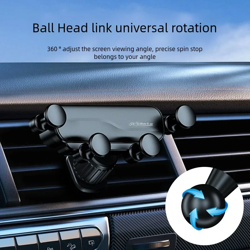 360° Gravity Car Phone Holder for Universal Car Phone Holder Gravity Stand Bracket Magnetic Support Mobile Car Adapter Holder