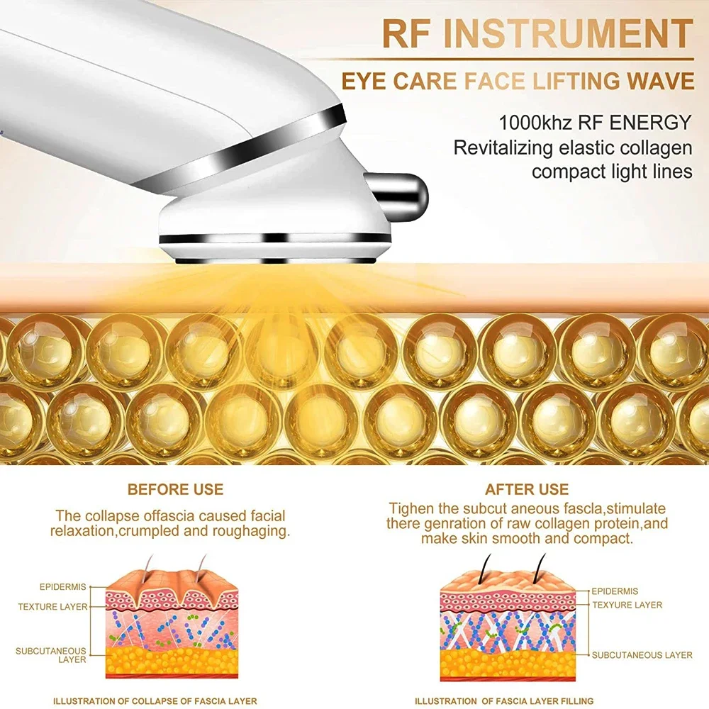 Dispositivo de eliminación de arrugas faciales, máquina EMS Facial, microcorriente de la piel, terapia de luz roja, estiramiento Facial, estiramiento de la piel, cuidado de belleza Facial