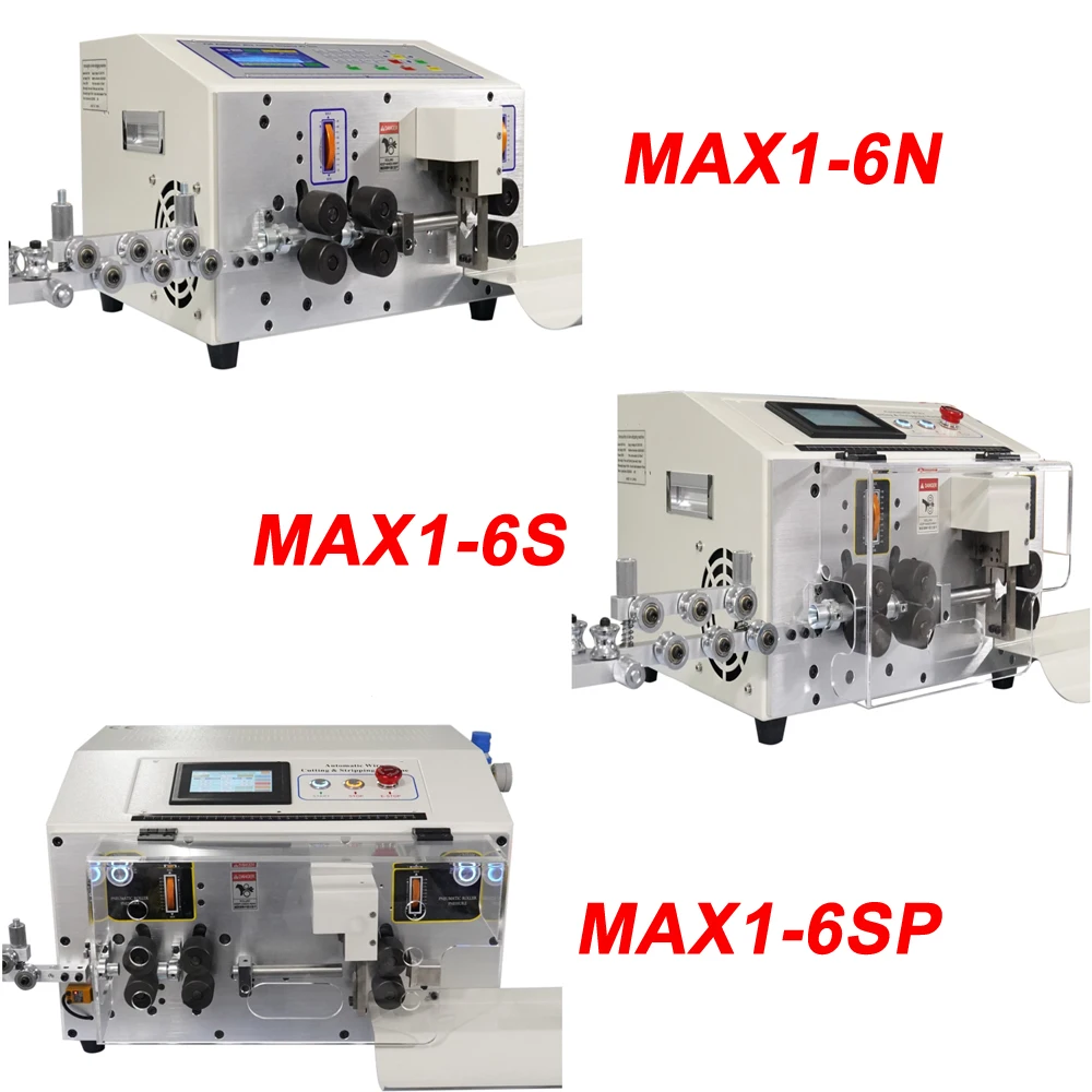 

SWT508MAX1-6N/6S/6SP Peeling Stripping Cutting Machine For Computer Automatic Wire Strip Stripping Machine 550W 6 Wheels Drive