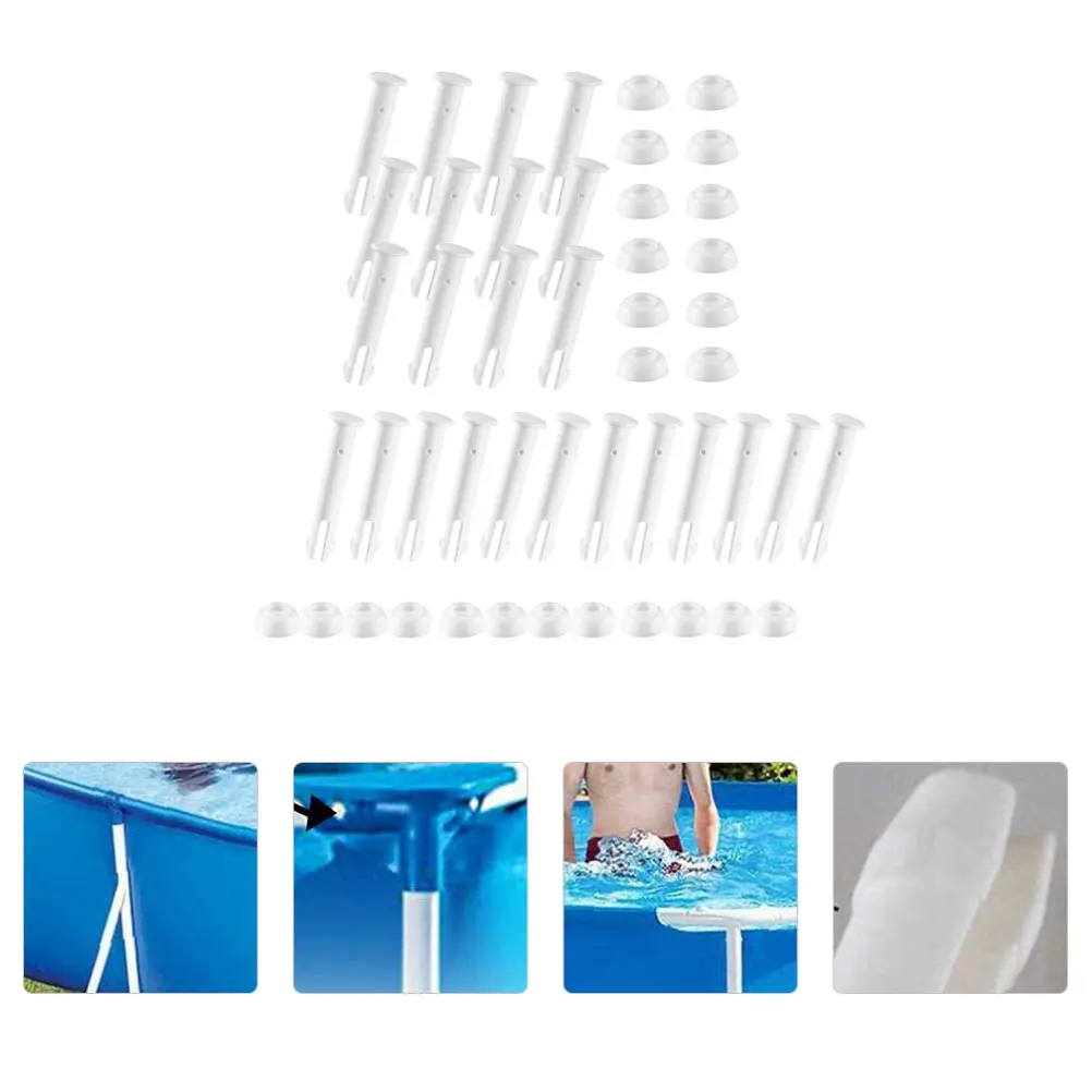 

20 Pcs ABS Plastic Seals for Round Frame Swimming Lasting Easy Install Replacement Connector Swimming Pool for Pool