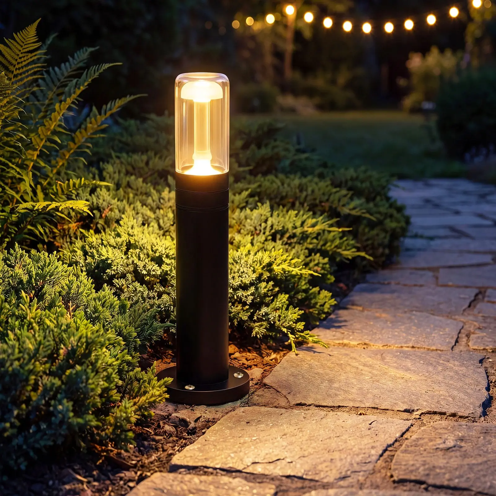 LED-Bodenleuchte für den Außenbereich, 10W, 3000K, Schwarz, IP65 Wasserdicht – Ideal für Garten & Rasen