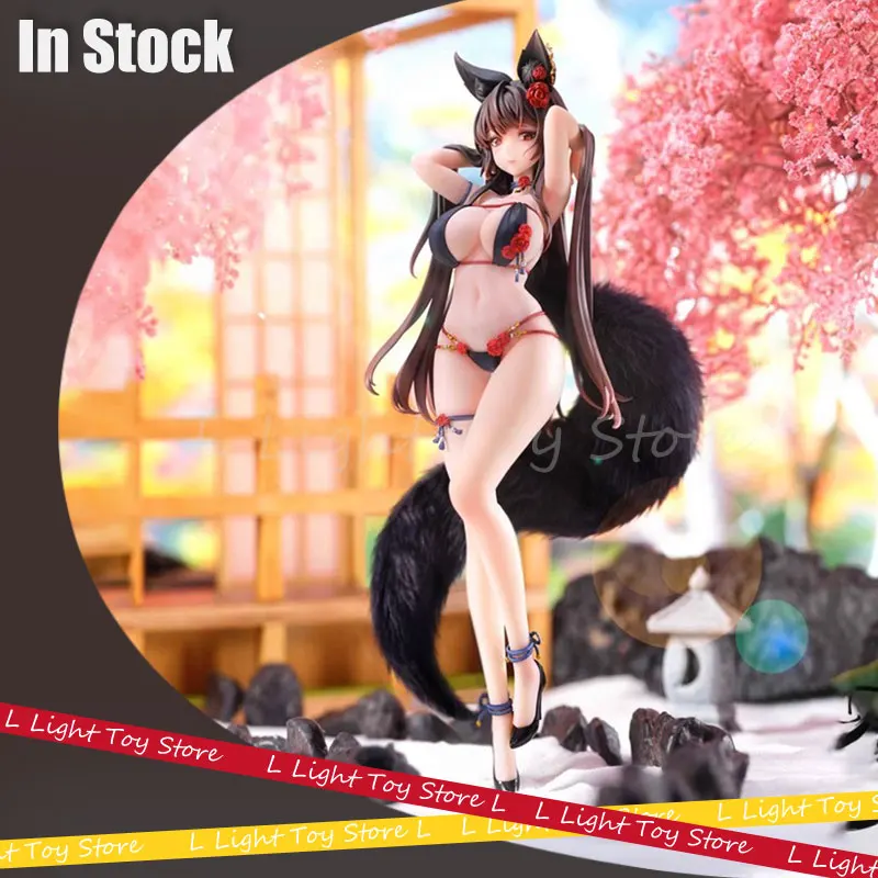 

Original 28cm Bara Kitsune Fox Girl Anime Figure Chasing Eyes Sexy Action Figure Model Toys Bear Panda Swimwear Bara Statue Toys