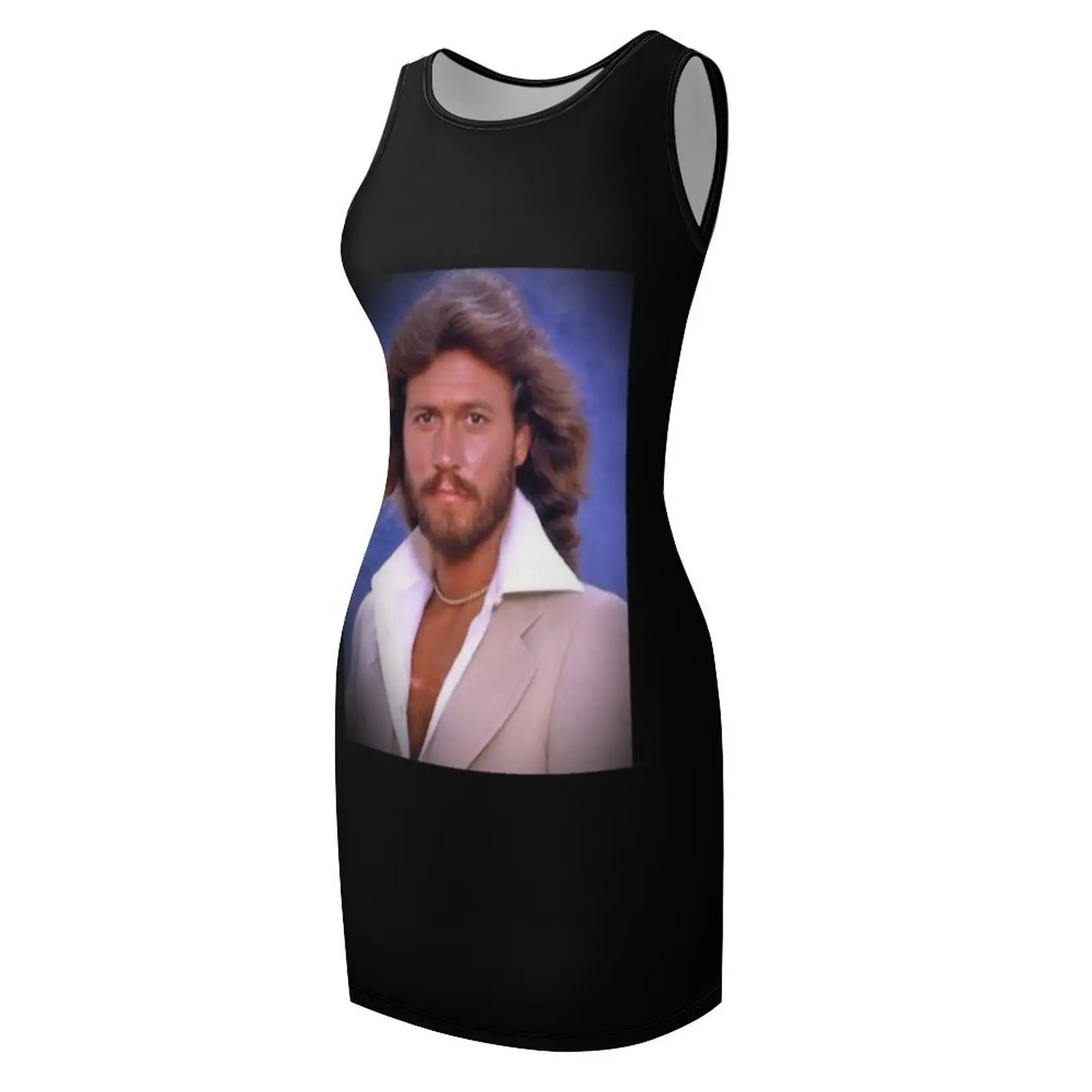 باري جيب 2021 فستان صيفي بدون أكمام من Bee Gees فساتين صيفية للسيدات 2025 فستان زفاف الضيوف 2025 فساتين عصرية نسائية