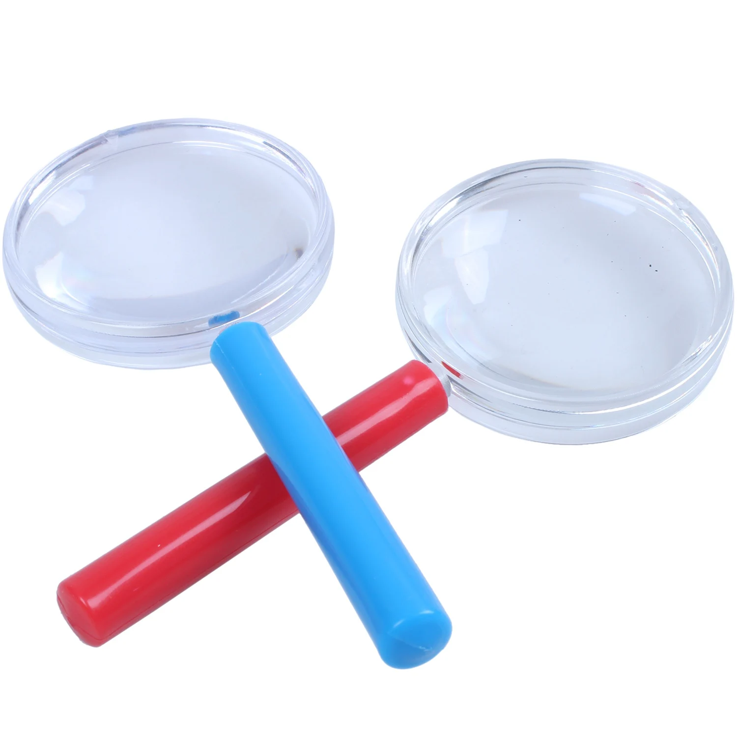 4Pcs plastic mini magnifying glass children's toys