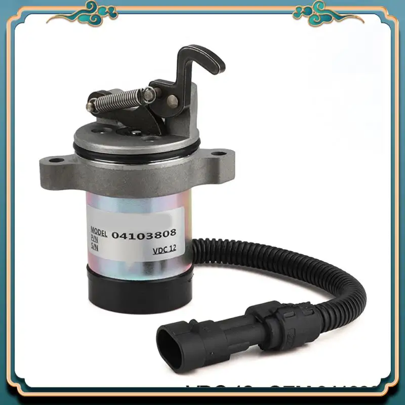 

Latest 12V Fuel Shutoff Solenoid Valve 0410-3812 04103808 04103818 For Deutz F3L F3M F4L F4M 1011 2011 Engine Stop Solenoid